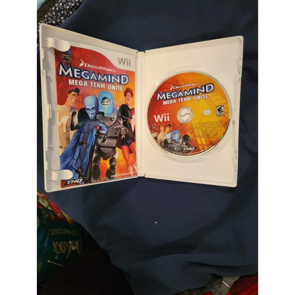 Megamind Mega‎ Team Unite Nintendo Wii Game CIB THQ DreamWorks 2010 RVL P SMGE